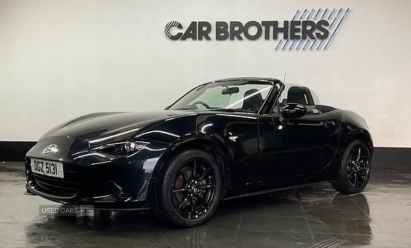 Used Mazda MX5 132 HP (97 kW) 2019 Black Cabriolet