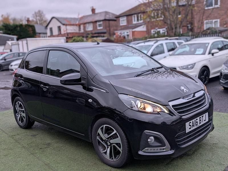 Black Used 2016 Peugeot 108 Allure Hatchback | £5,500 (Fair price) - Image 1/4
