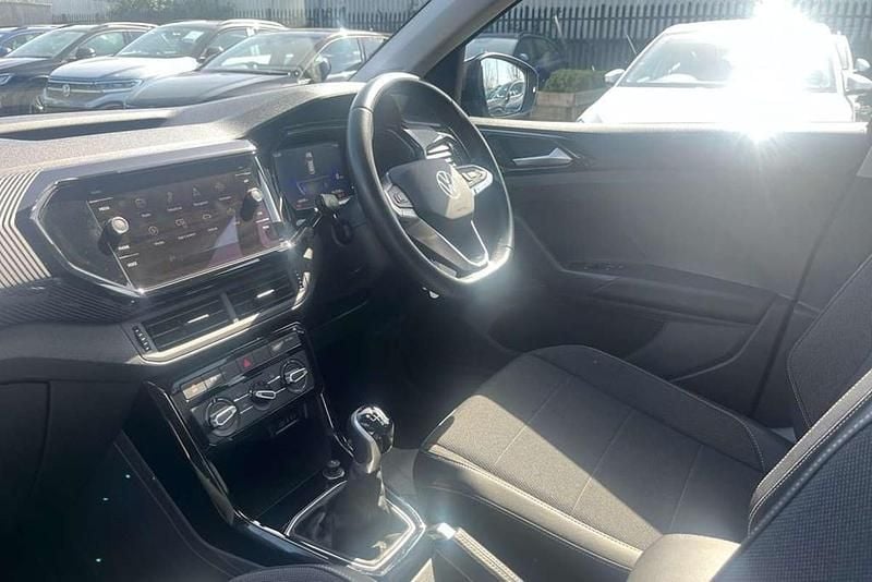Used VW T-Cross Black Edition 110 HP (80 kW) 2022 Blue SUV