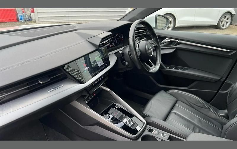 Used Audi A3 S-Line 147 HP (108 kW) 2021 White Sedan