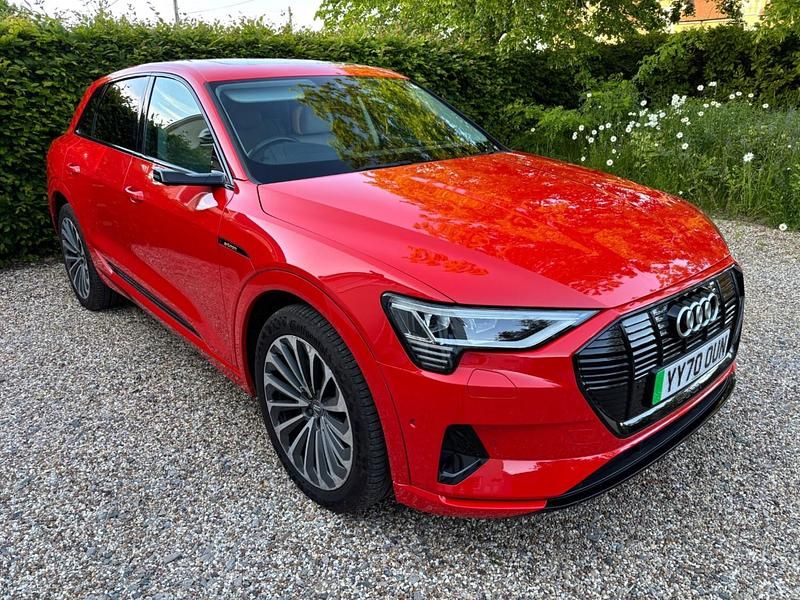 Used Audi e-tron 300 kW (408 HP) 2020 Red SUV