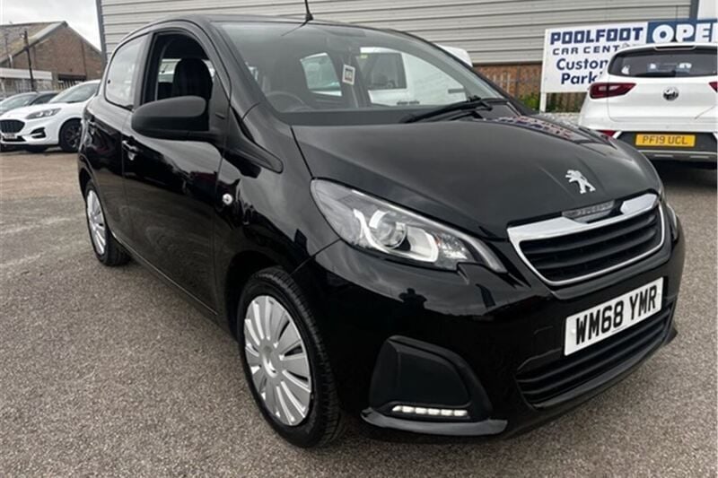 Black Used 2019 Peugeot 108 Active Hatchback | £6,495 (Fair price) - Image 1/4