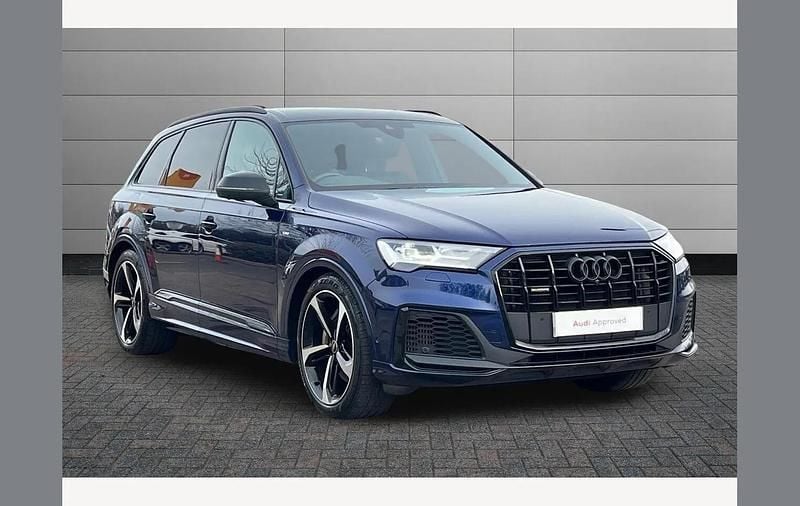 Used Audi Q7 Black Edition 340 HP (250 kW) 2022 Blue SUV
