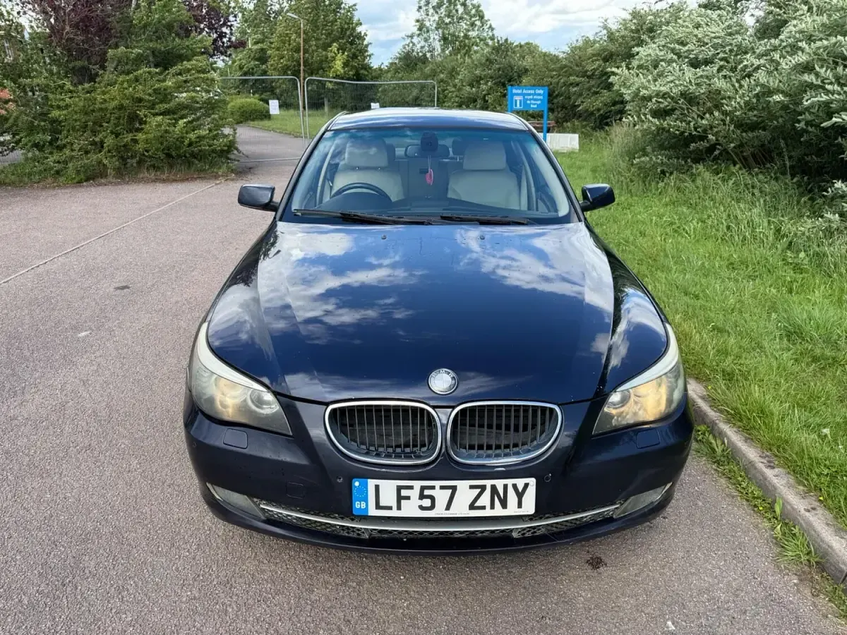 Used BMW 520 177 HP (130 kW) 2007 Blue Sedan