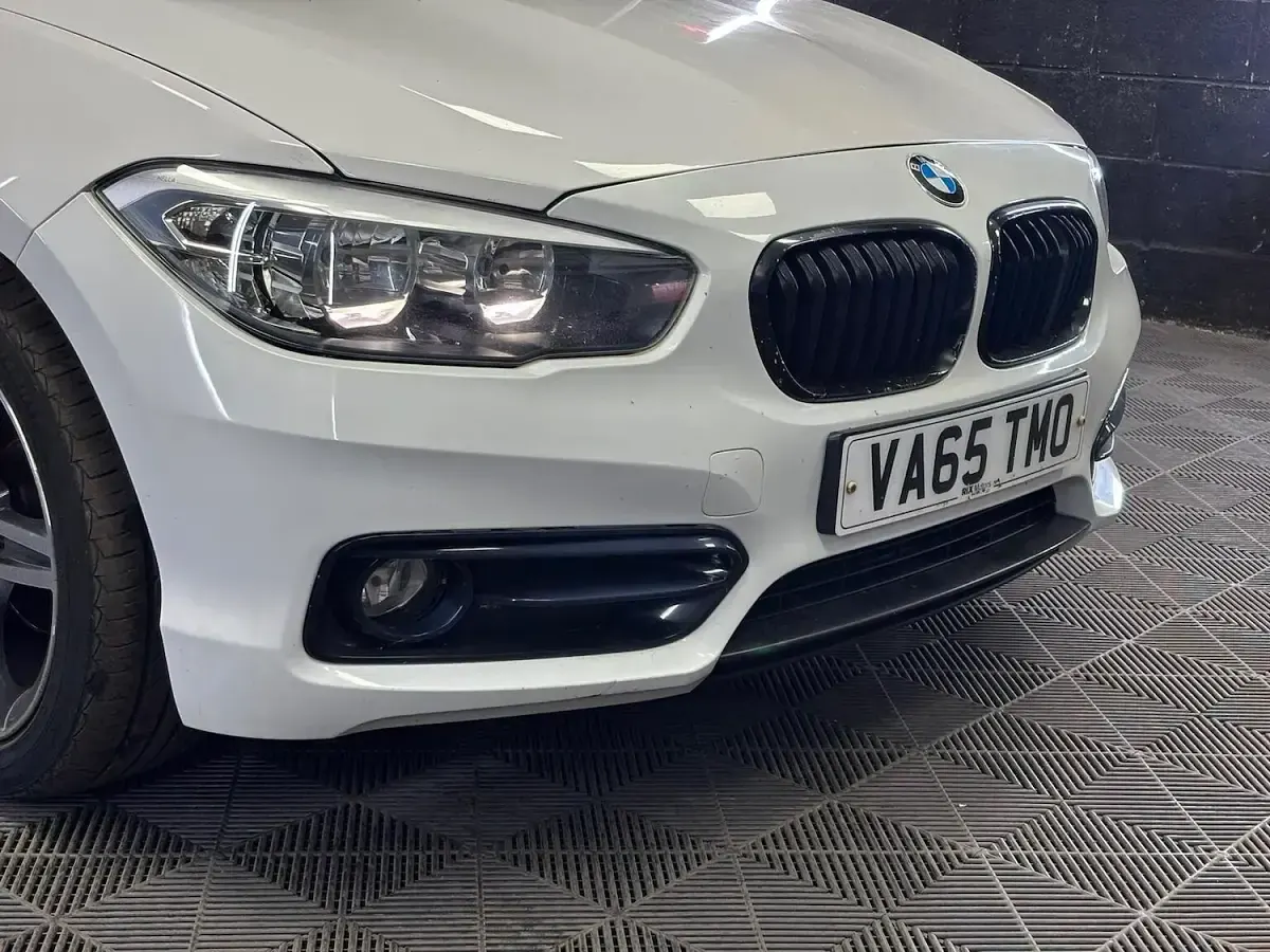 Used BMW 116 Sport Line 116 HP (85 kW) 2016 White Hatchback