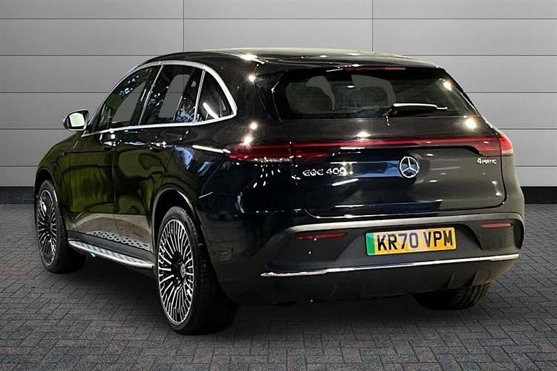 Used Mercedes EQC400 AMG Line Premium Plus 300 kW (408 HP) 2020 Obsidian black SUV