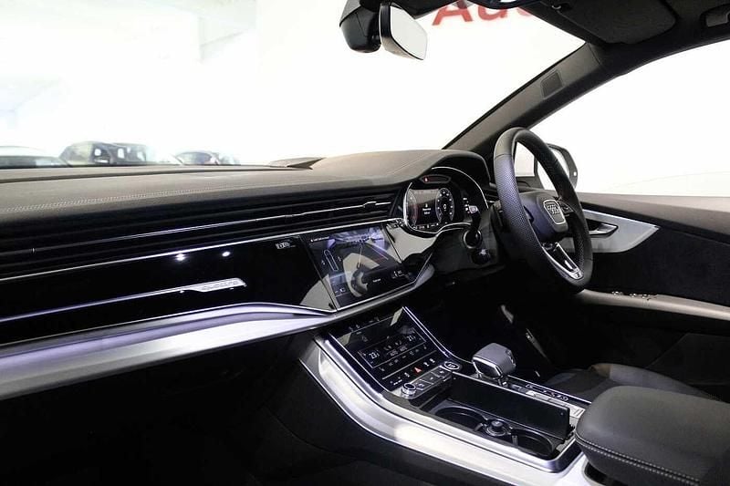 New Audi Q8 S-Line 282 HP (207 kW) 2025 Pure white, solid SUV