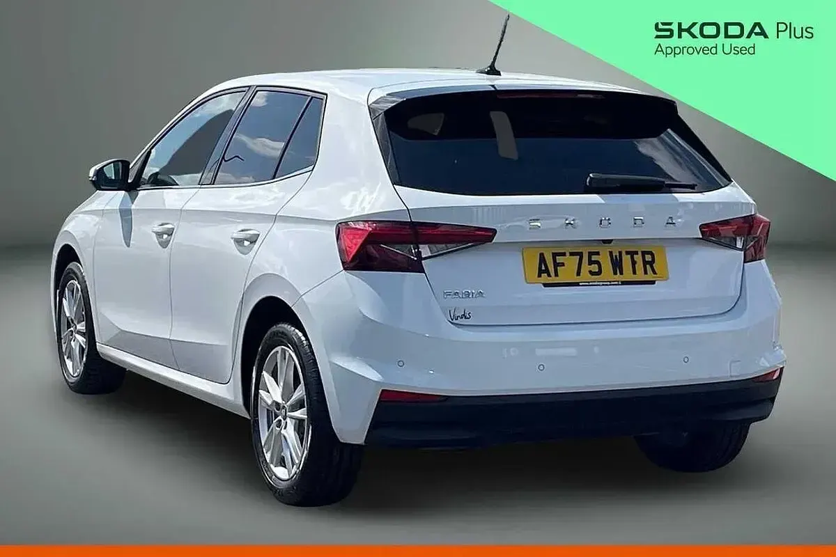 Used Skoda Fabia SE L 150 HP (110 kW) 2025 White Hatchback