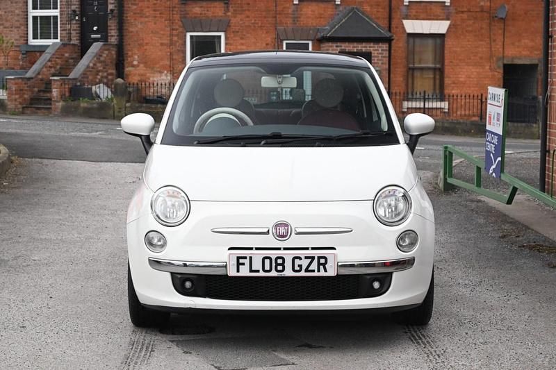 Used Fiat 500 Lounge 69 HP (50 kW) 2008 White Hatchback