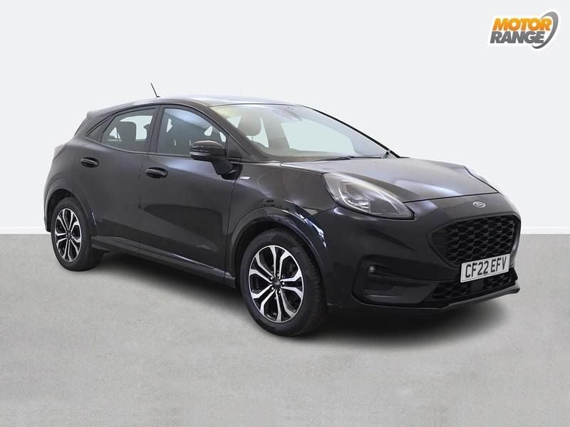 Black Used 2022 Ford Puma ST-Line Hatchback | £15,195 (Fair price) - Image 1/4