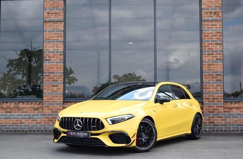 Yellow Used 2021 Mercedes A45 AMG AMG Hatchback | £39,999 (Fair price) - Image 1/4