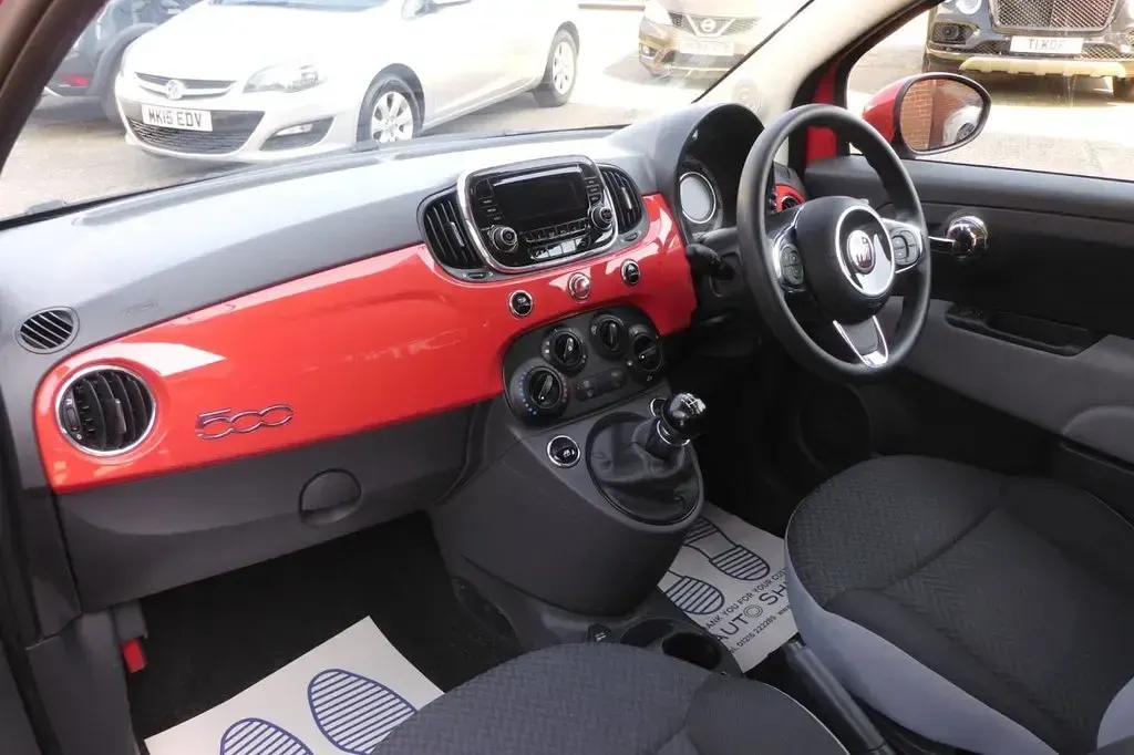 Used Fiat 500 Pop Star 69 HP (50 kW) 2016 Pink Hatchback
