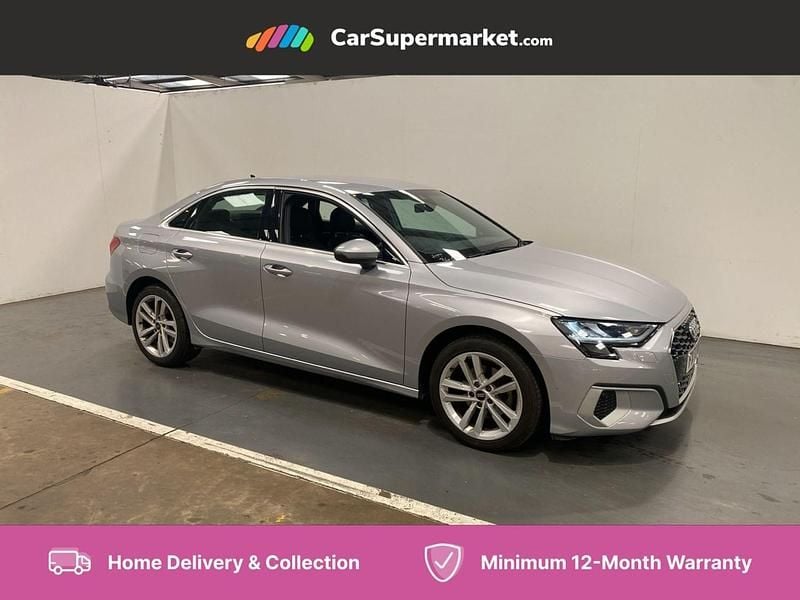 Silver Used 2022 Audi A3 Sport Sedan | £18,697 - Image 1/4