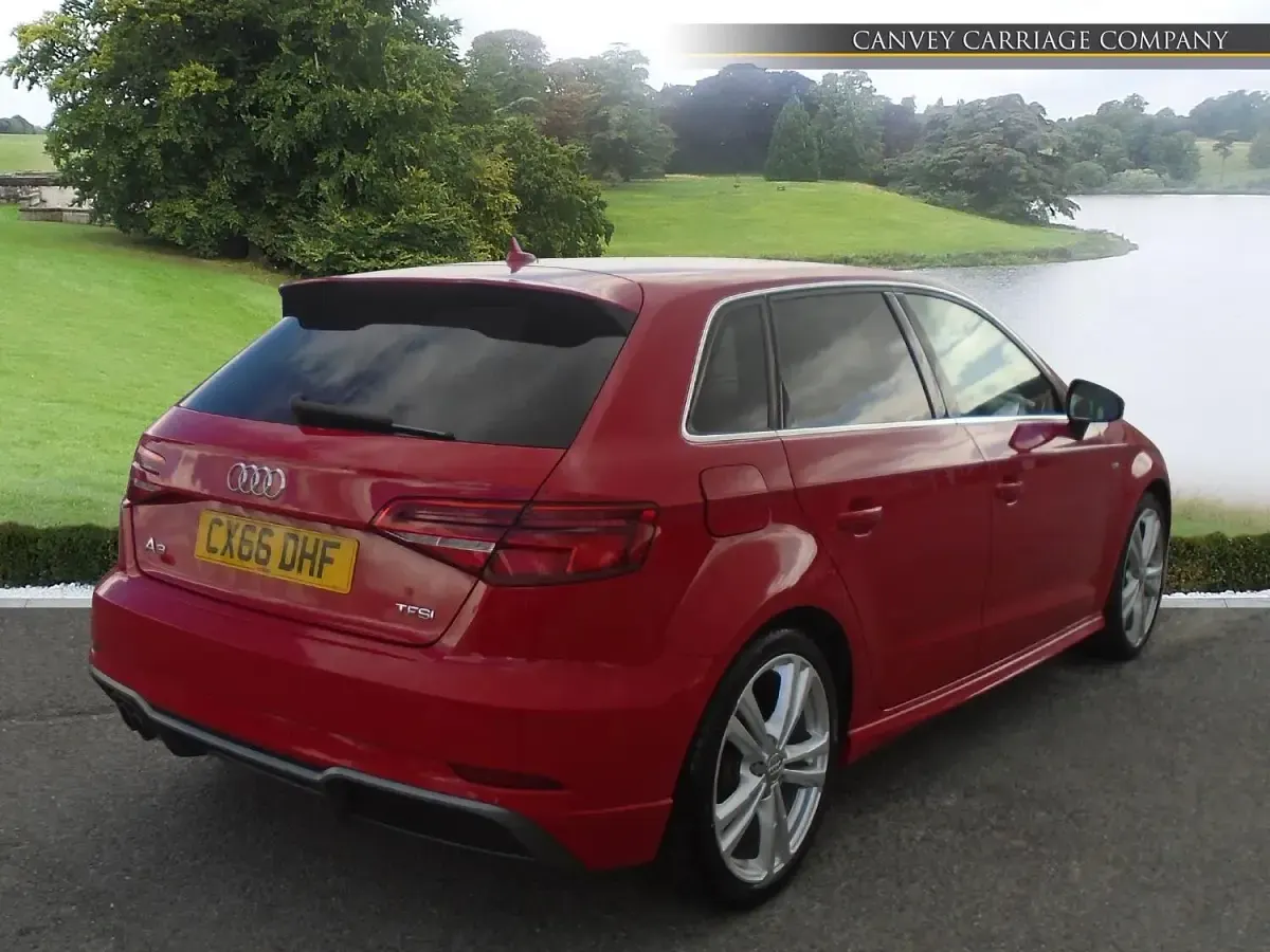 Used Audi A3 Sportback S-Line 2016 Red Hatchback