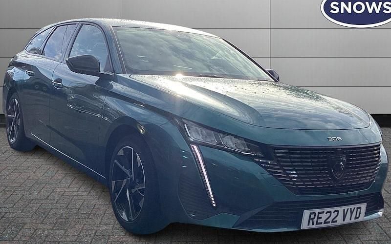 Blue Used 2022 Peugeot 308 Allure Premium Estate | £15,850 (Good price) - Image 1/4