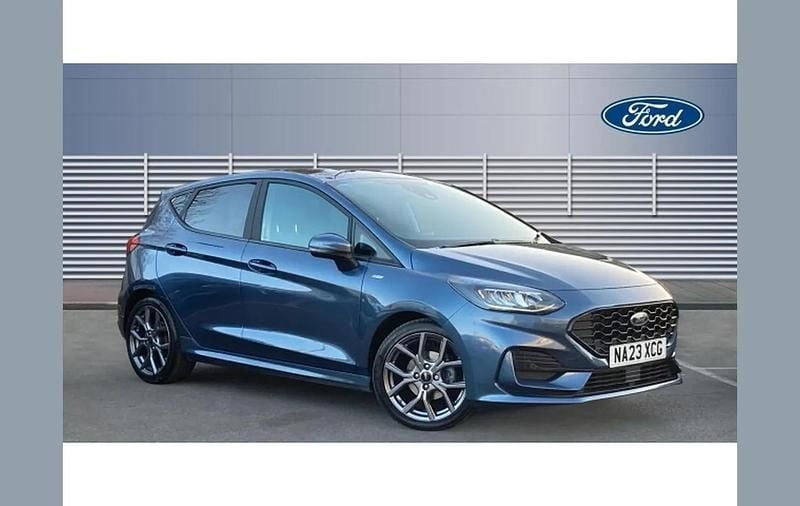 Used Ford Fiesta ST-Line 125 HP (91 kW) 2022 Blue Hatchback