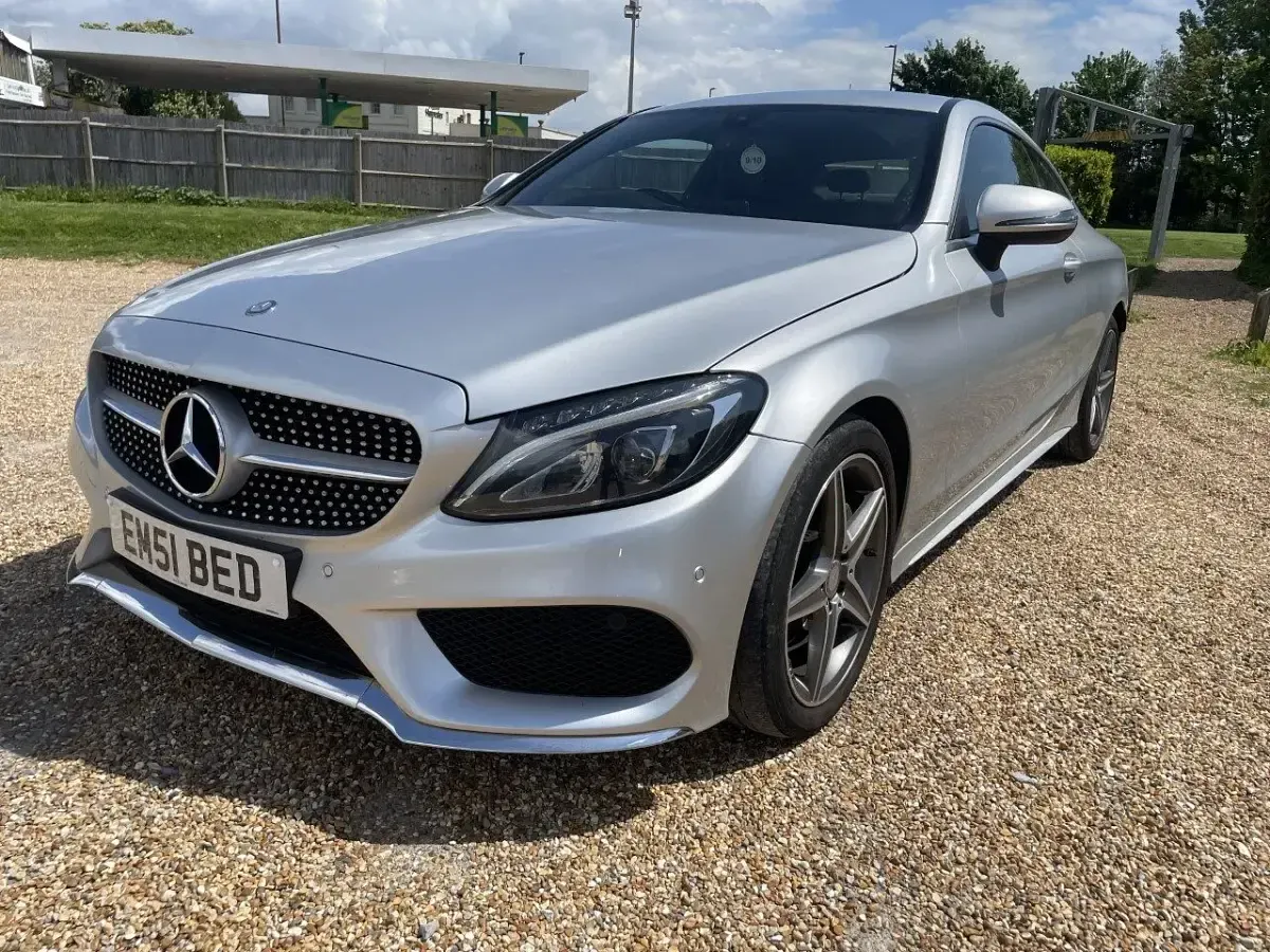 Used Mercedes C220 AMG line 2016 Silver Coupe