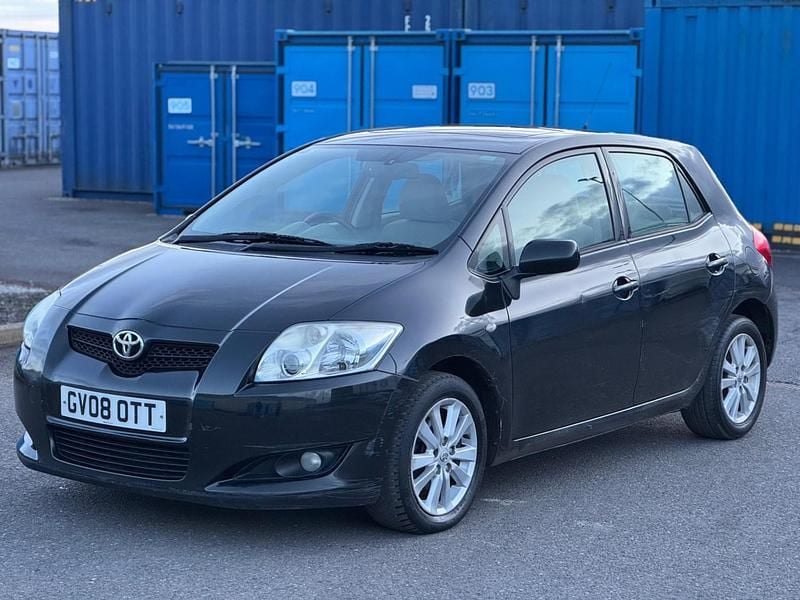 Used Toyota Auris 124 HP (91 kW) 2008 Black Hatchback