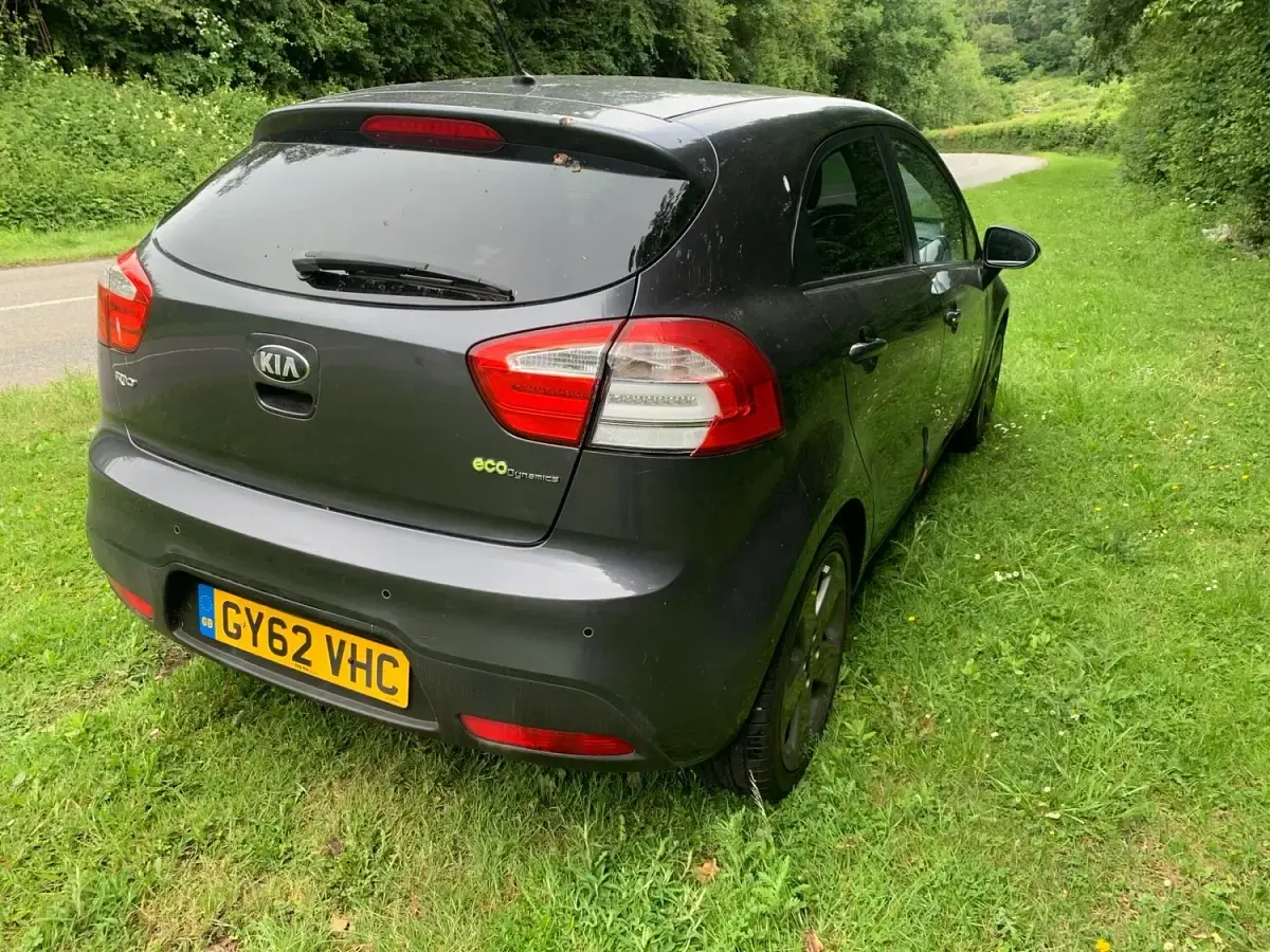 Used Kia Rio 90 HP (66 kW) 2012 Grey Hatchback