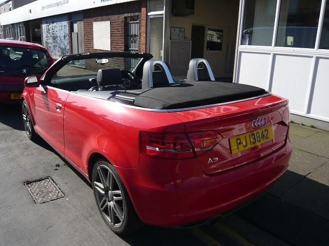 Used Audi A3 Cabriolet S-Line 2012 Red Cabriolet