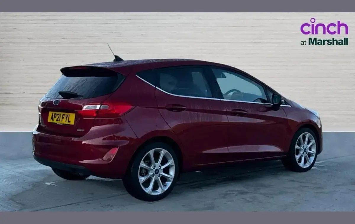 Used Ford Fiesta Titanium X 125 HP (91 kW) 2021 Red Hatchback