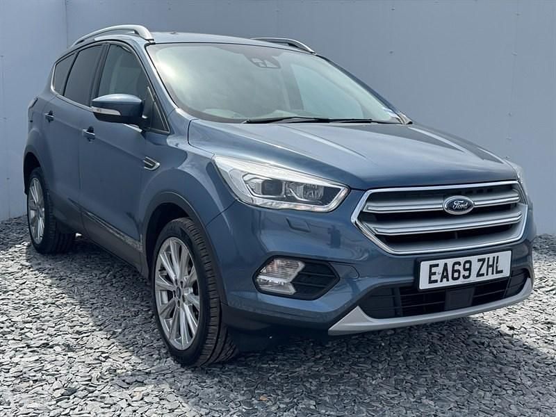 Blue Used 2019 Ford Kuga Titanium X SUV | £13,950 (Good price) - Image 1/4