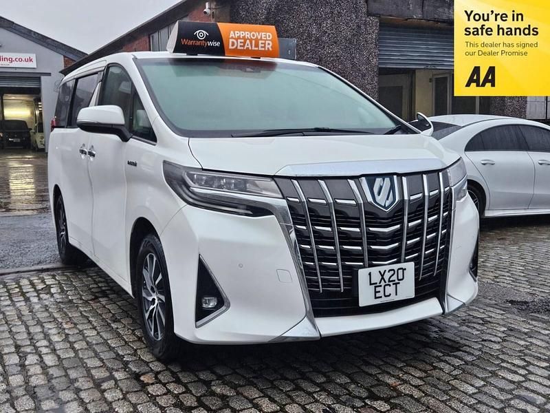 Pearl white Used 2020 Toyota Alphard MPV | £26,995 (Fair price) - Image 1/4