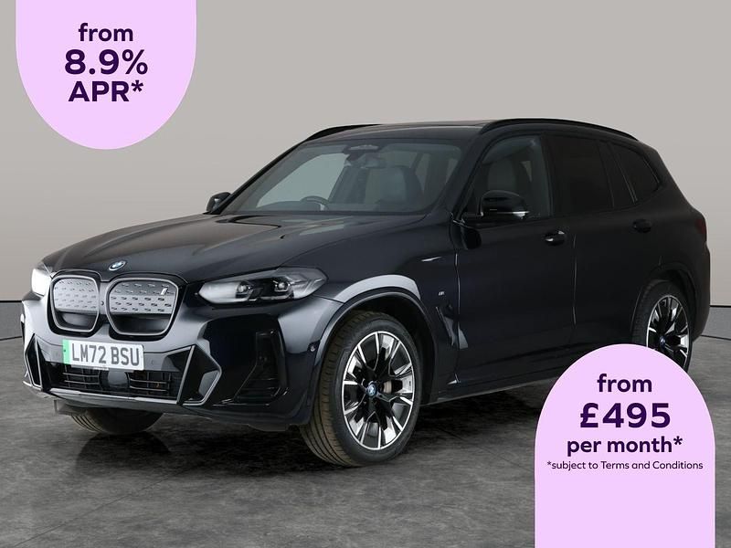 Black Used 2022 BMW iX3 M Sport SUV | £31,378 (A bit pricey) - Image 1/3