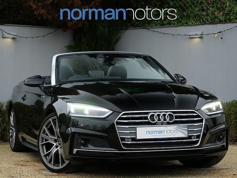 Black Used 2019 Audi A5 Cabriolet Advanced Cabriolet | £25,995 (Fair price) - Image 1/3