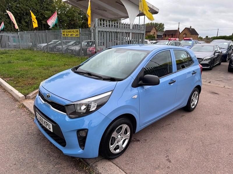 Used Kia Picanto 66 HP (48 kW) 2019 Blue Hatchback