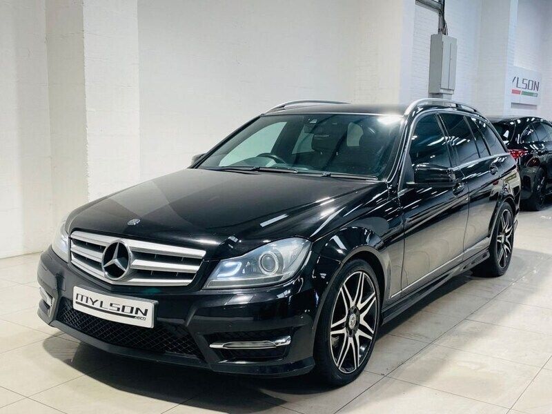 Used Mercedes C220 AMG 170 HP (125 kW) 2011 Black Estate