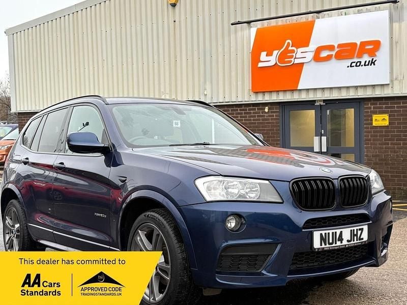 Blue Used 2014 BMW X3 M Sport SUV | £5,675 (Fair price) - Image 1/4