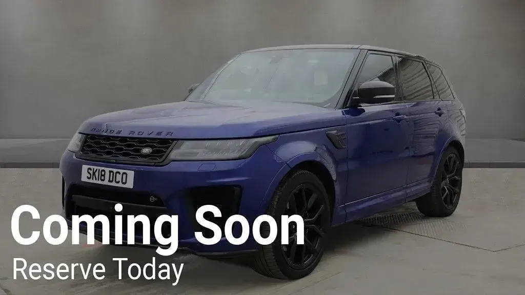 Second-hand Land Rover Range Rover Sport SVR 575 CP (422 kW) 2018 Albastru SUV