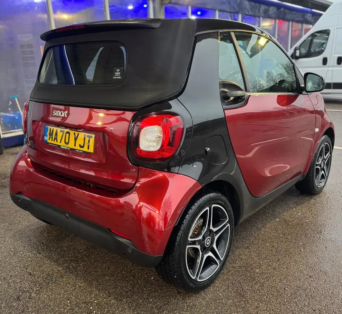 Used Smart ForTwo Electric Drive Premium 60 kW (82 HP) 2020 Black Cabriolet