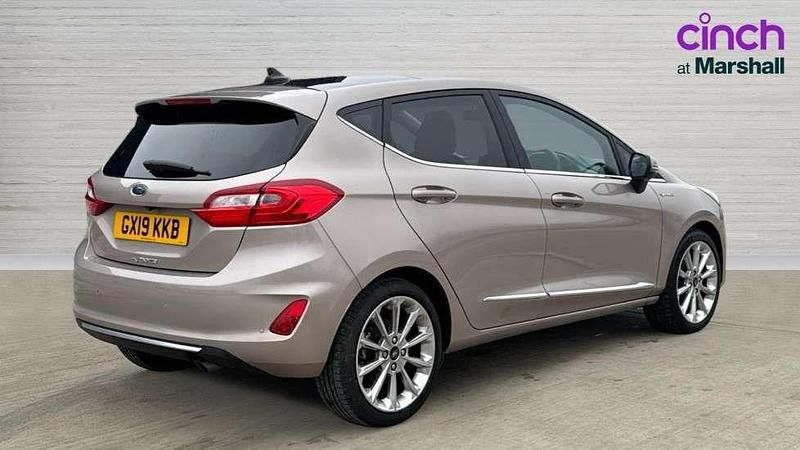 Used Ford Fiesta Vignale 125 HP (91 kW) 2019 Beige Hatchback