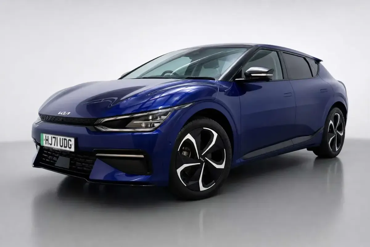 Used Kia EV6 GT-Line S 167 kW (228 HP) 2021 Blue SUV