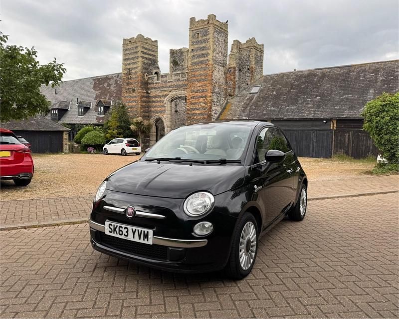 Black Used 2013 Fiat 500 Lounge Hatchback | £3,495 (Super price) - Image 1/4