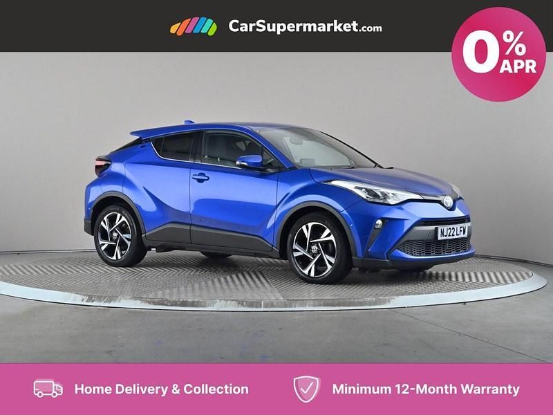 Blue Used 2022 Toyota C-HR Design SUV | £23,397 (Expensive) - Image 1/4
