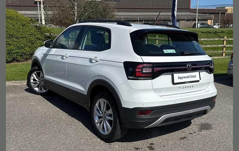 Used VW T-Cross SE 110 HP (80 kW) 2022 White SUV