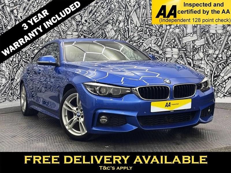 Blue Used 2019 BMW 420 M Sport Coupe | £17,695 (Fair price) - Image 1/2