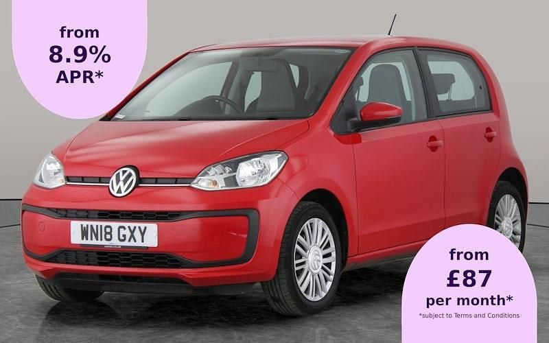 Red Used 2018 VW up! move up! Hatchback | £6,554 (Good price) - Image 1/1