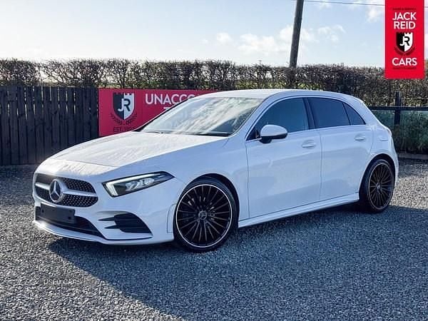 White Used 2020 Mercedes A200 AMG line Hatchback | £16,999 (A bit pricey) - Image 1/4