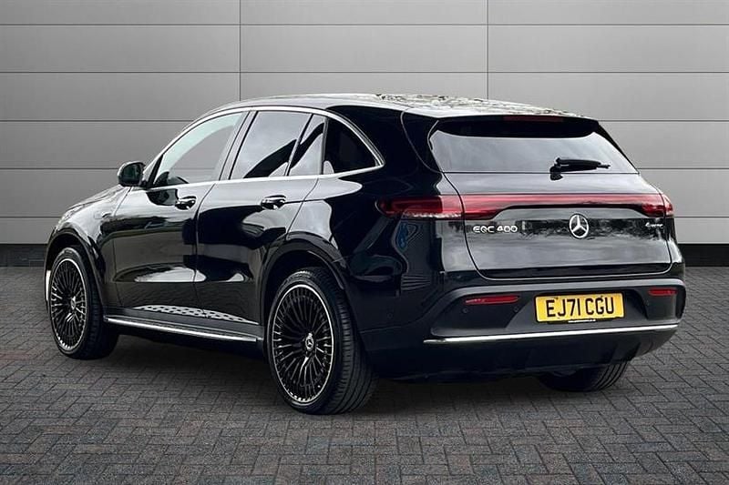 Used Mercedes EQC400 AMG Line Premium Plus 300 kW (408 HP) 2021 Obsidian black SUV
