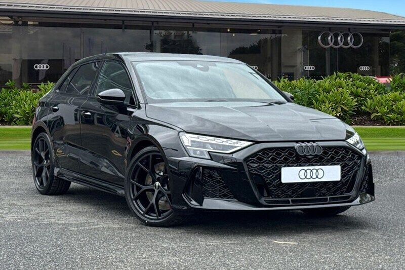 Black New 2025 Audi RS3 Sport Hatchback | £57,995 (Super price) - Image 1/4
