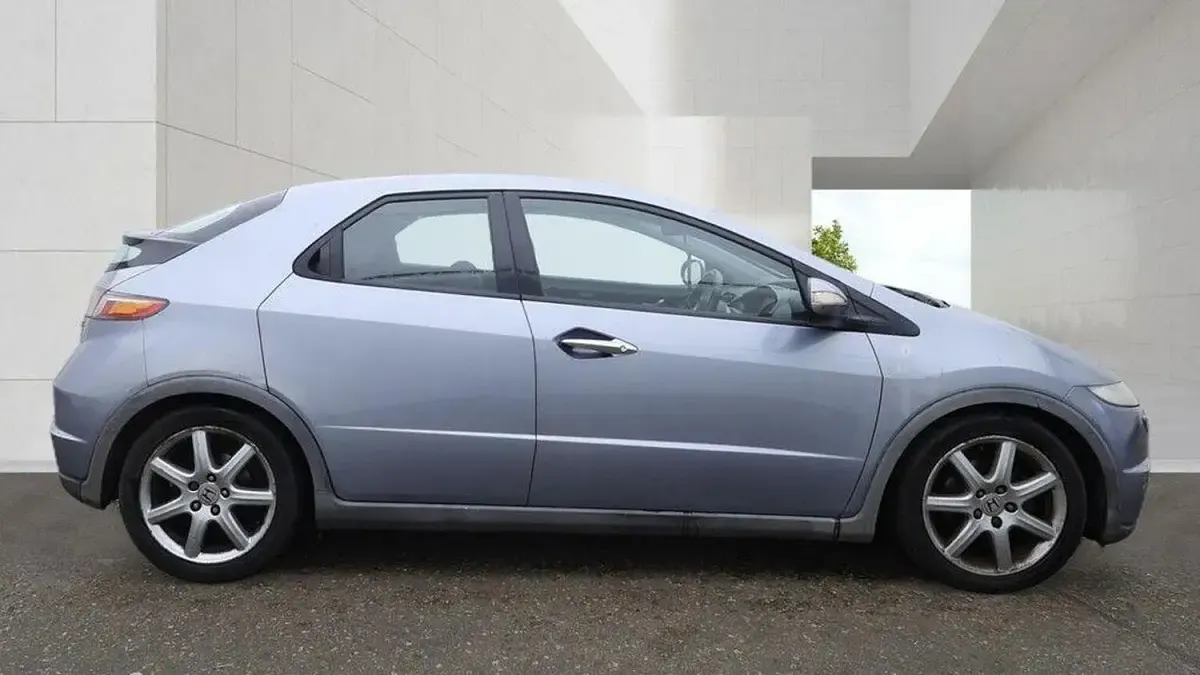 Used Honda Civic EX 2007 Blue Hatchback