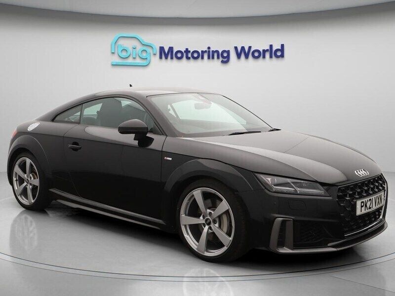Black Used 2021 Audi TT S-Line Coupe | £21,200 (Good price) - Image 1/4