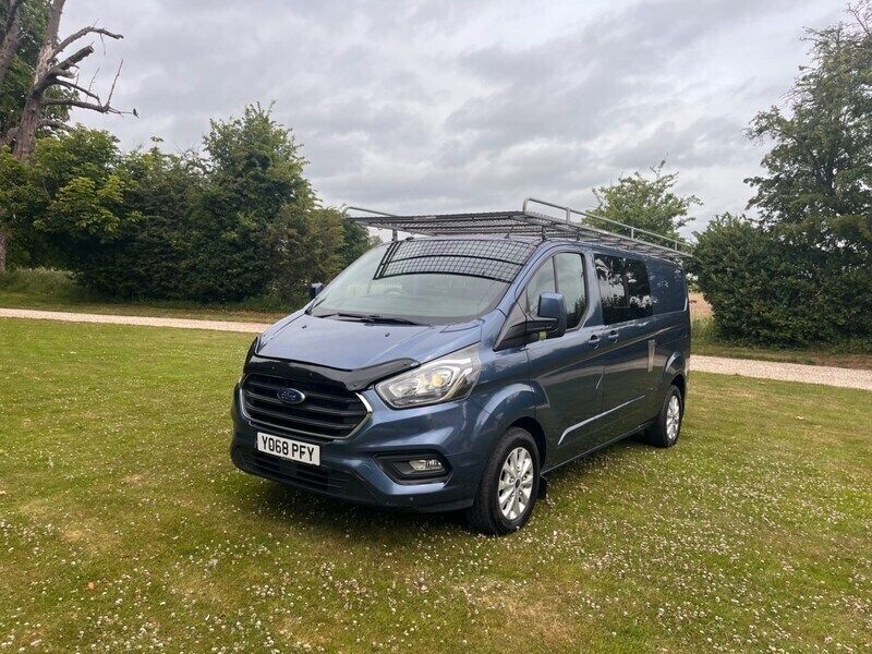 Blue Used 2018 Ford Transit Custom Limited Van | £9,995 (Fair price) - Image 1/4