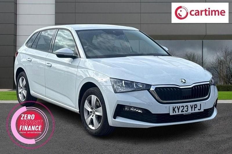 White Used 2023 Skoda Scala SE Hatchback | £14,750 (Fair price) - Image 1/4