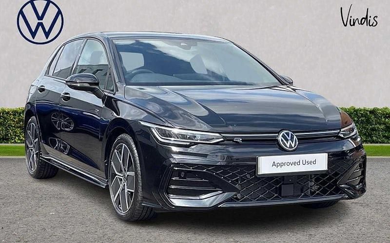 Black Used 2024 VW Golf VIII R-line Hatchback | £28,117 (Expensive) - Image 1/4