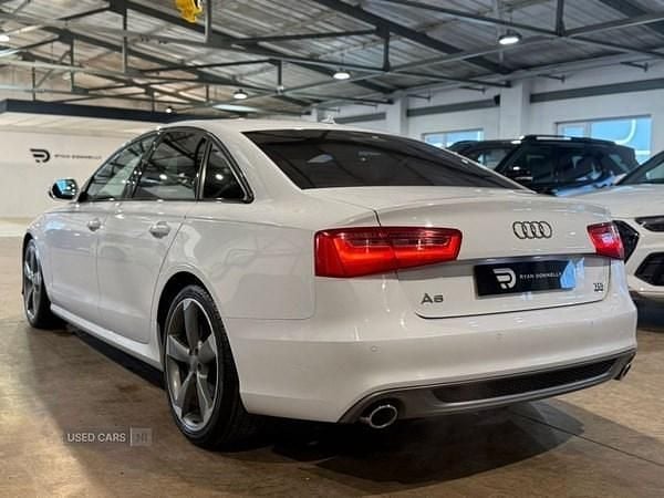 Used Audi A6 Black Edition 204 HP (150 kW) 2015 White Sedan